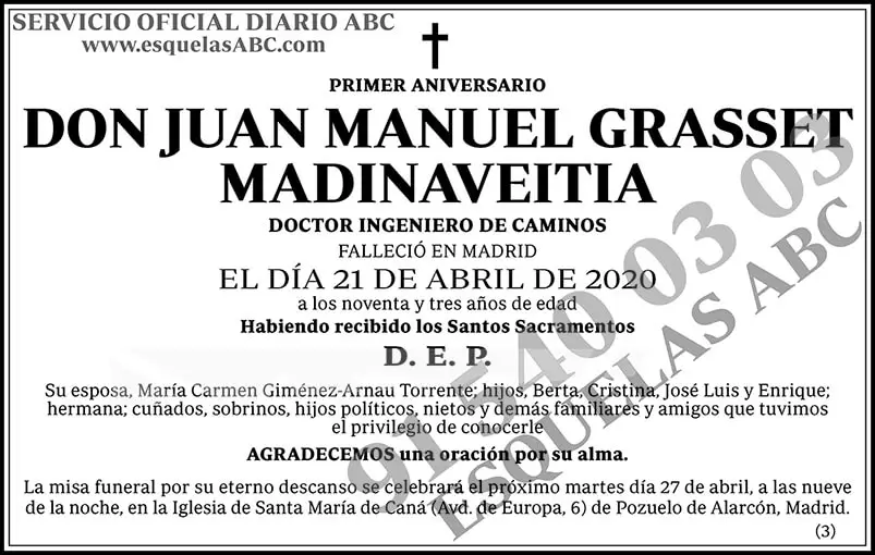 Juan Manuel Grasset Madinaveitia