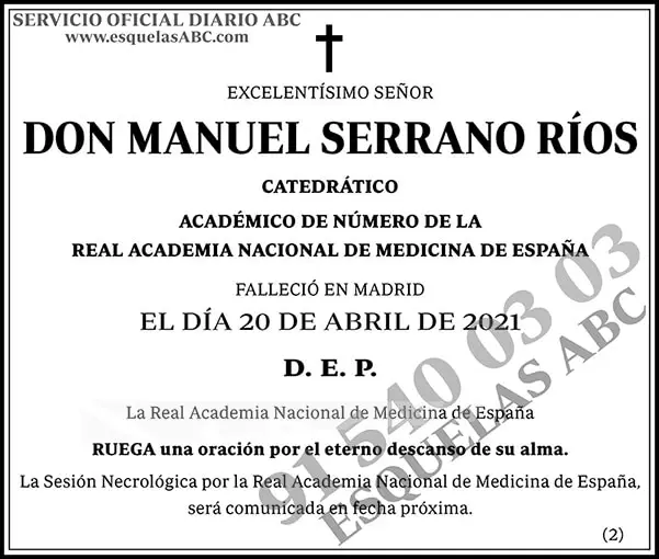Manuel Serrano Ríos