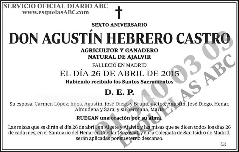 Agustín Hebrero Castro