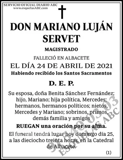 Mariano Luján Servet