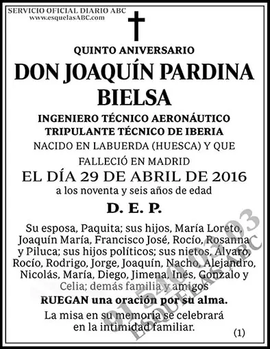 Joaquín Pardina Bielsa