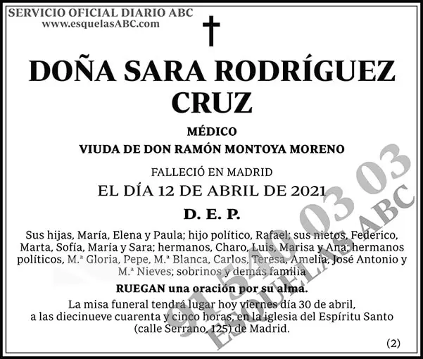 Sara Rodríguez Cruz