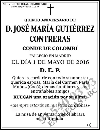 José María Gutiérrez Contreras