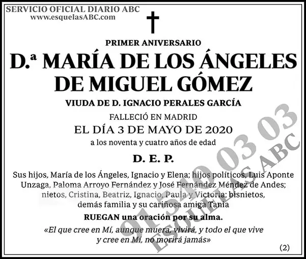 María de los Ángeles de Miguel Gómez