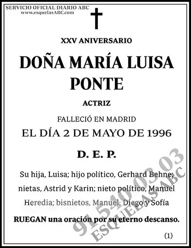 María Luisa Ponte