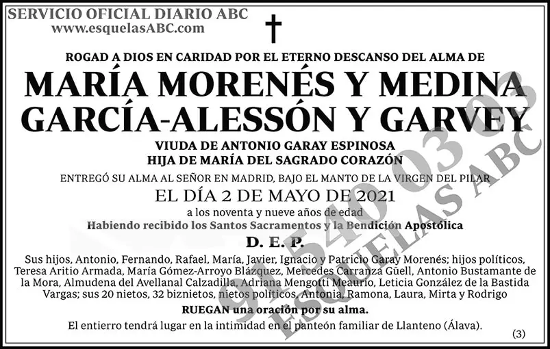 María Morenés y Medina García-Alessón y Garvey