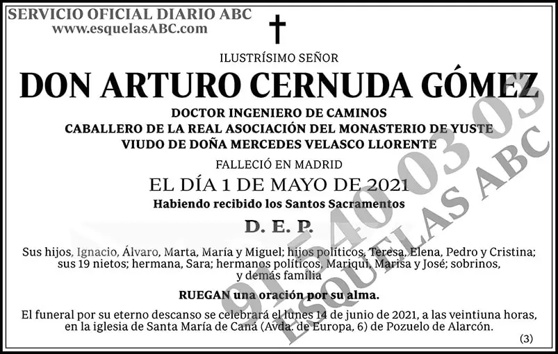 Arturo Cernuda Gómez