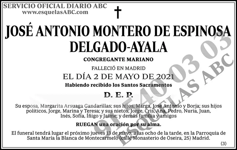 José Antonio Montero de Espinosa Delgado-Ayala