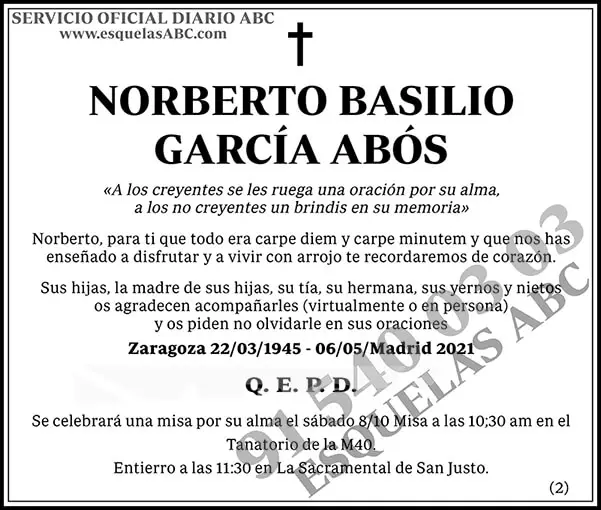 Norberto Basilio García Abós