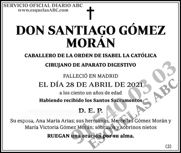 Santiago Gómez Morán
