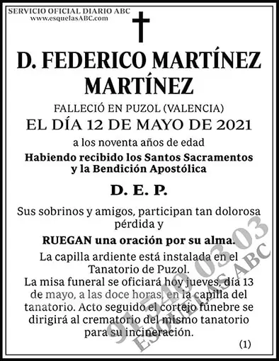 Federico Martínez Martínez