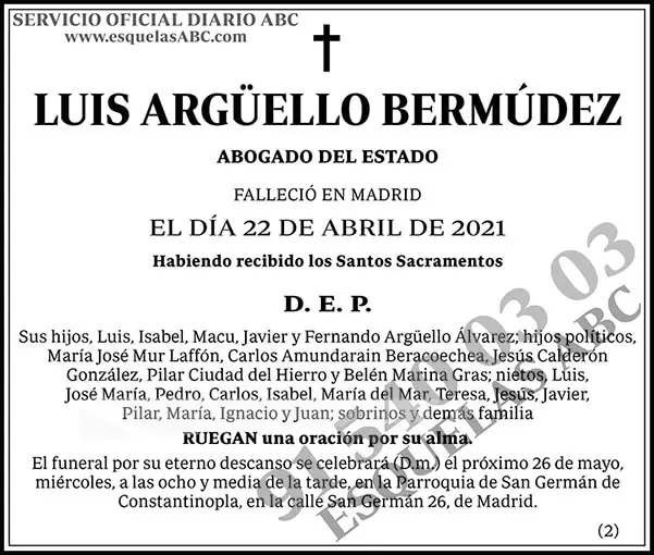 Luis Argüello Bermúdez