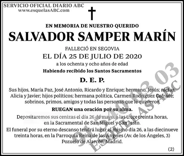 Salvador Samper Marín