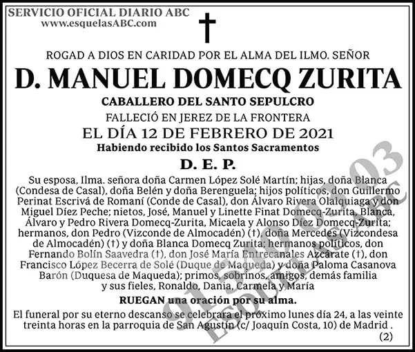 Manuel Domecq Zurita