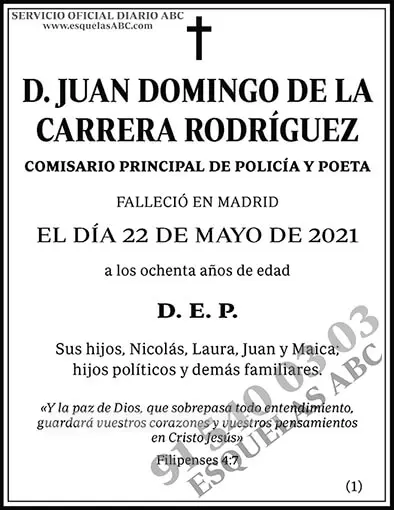 Juan Domingo de la Carrera Rodríguez