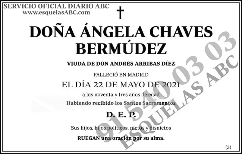 Ángela Chaves Bermúdez
