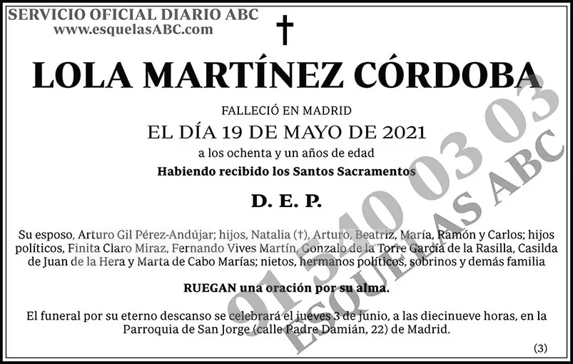 Lola Martínez Córdoba