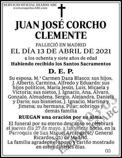 Juan José Corcho Clemente