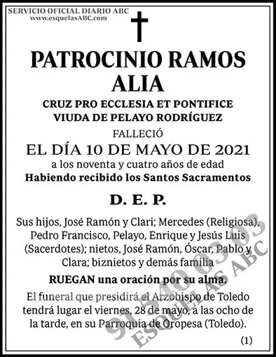 Patrocinio Ramos Alia