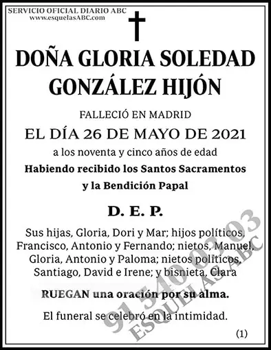 Gloria Soledad González Hijón