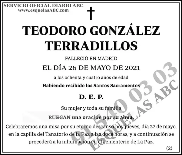 Teodoro González Terradillos