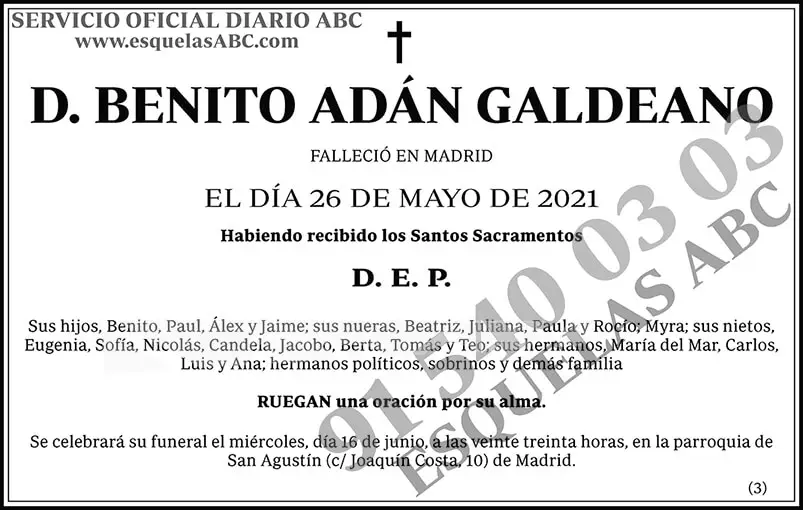 Benito Adán Galdeano