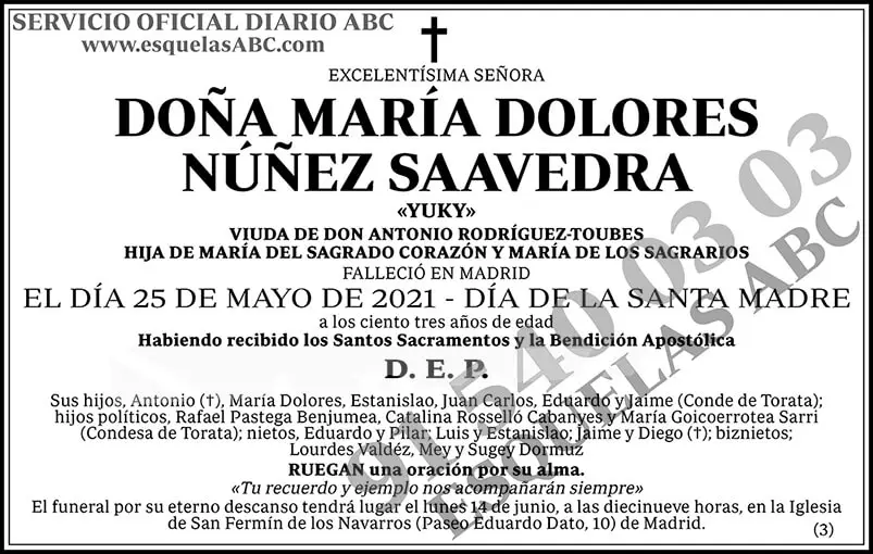 María Dolores Núñez Saavedra