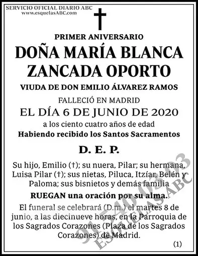 María Blanca Zancada Oporto