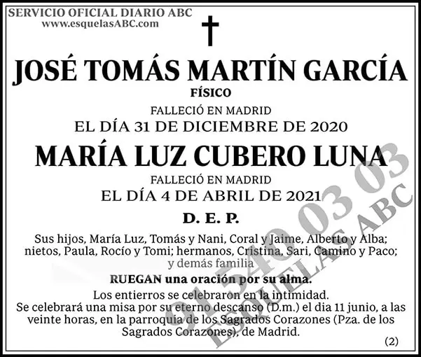 José Tomás Martín García