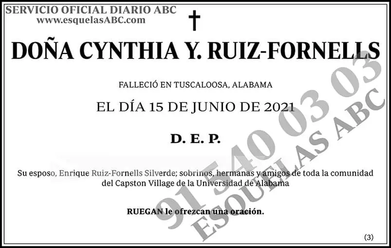 Cynthia y Ruiz-Fornells