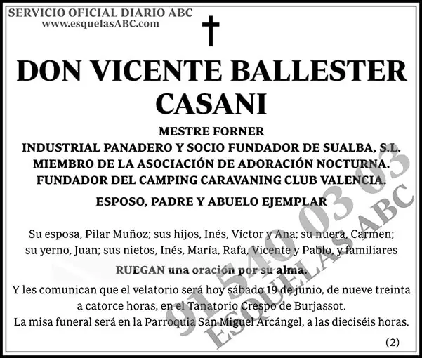 Vicente Ballester Casani