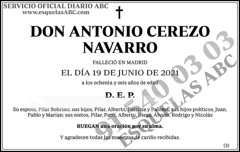 Antonio Cerezo Navarro