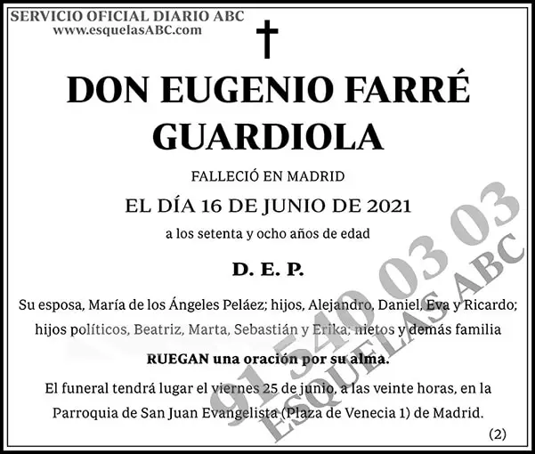 Eugenio Farré Guardiola