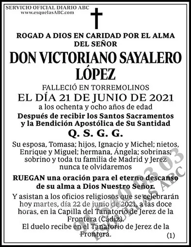 Victoriano Sayalero López