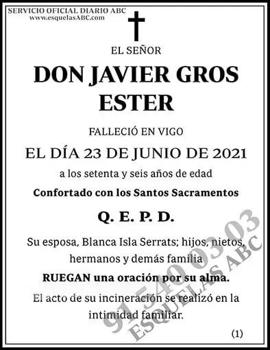 Javier Gros Ester