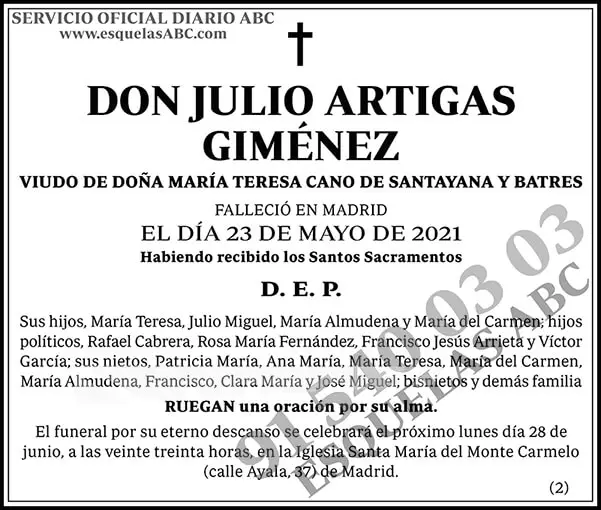 Julio Artigas Giménez