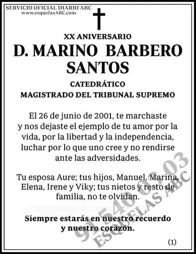 Marino Barbero Santos