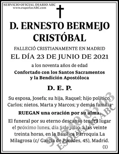 Ernesto Bermejo Cristóbal