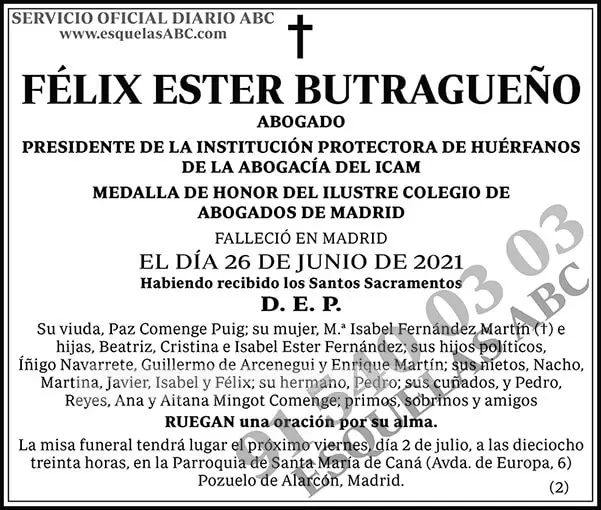 Félix Ester Butragueño