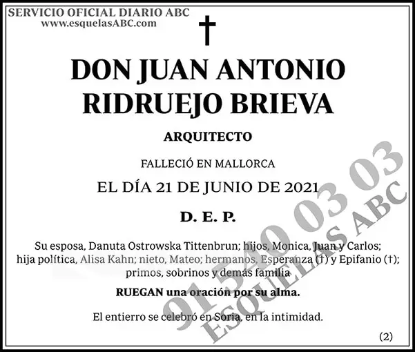 Juan Antonio Ridruejo Brieva