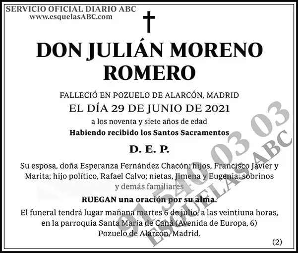 Julián Moreno Romero