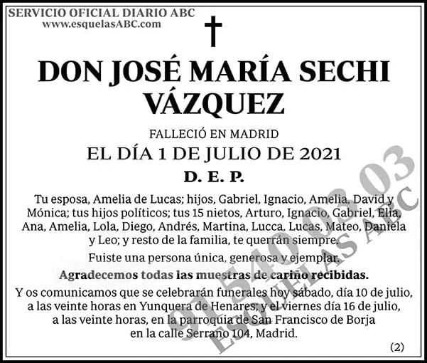 José María Sechi Vázquez