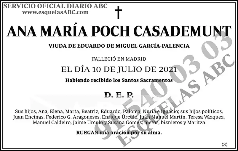 Ana María Poch Casademunt