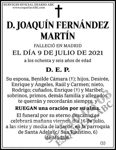 Joaquín Fernández Martín