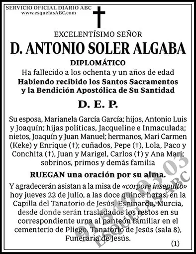 Antonio Soler Algaba