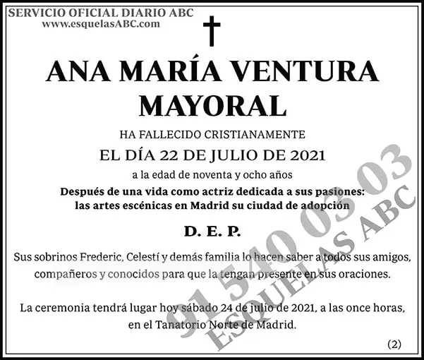 Ana María Ventura Mayoral