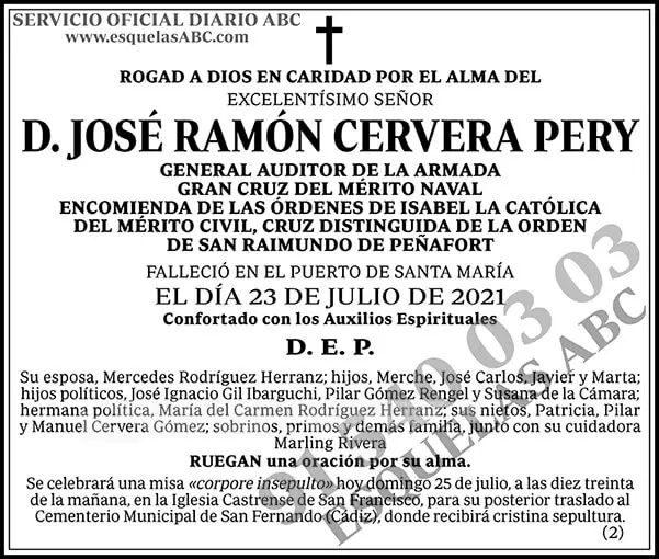 José Ramón Cervera Pery