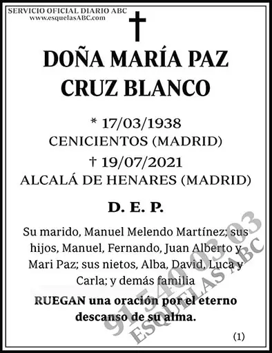 María Paz Cruz Blanco