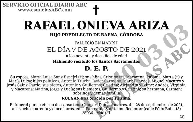 Rafael Onieva Ariza
