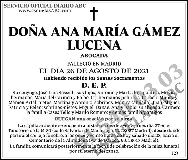 Ana María Gámez Lucena